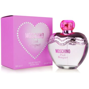 Moschino Pink Bouquet Eau de Toilette pentru femei - imagine 3